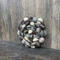 Rock Big Ball Round Trivet